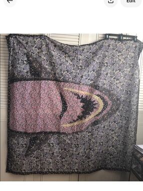 Floral Shark headscarf , NWOT